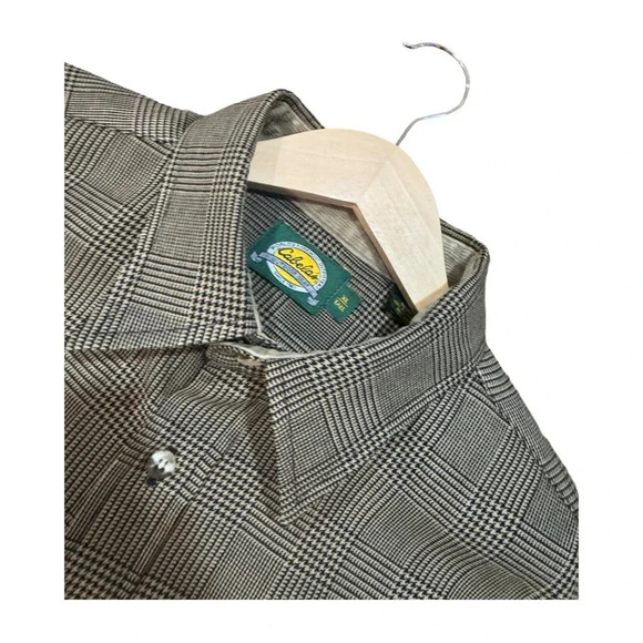 CABELAS Shirt Mens XLT Button Up Plaid Long Sleeve 100% Polyester - Picture 3 of 3